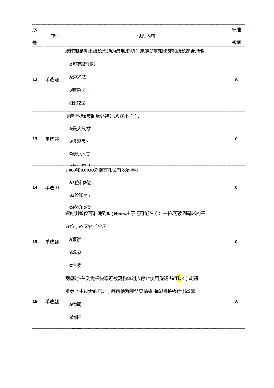 职工技能大赛—计量工（长度）比赛理论题库(附参考答案）.docx_第3页