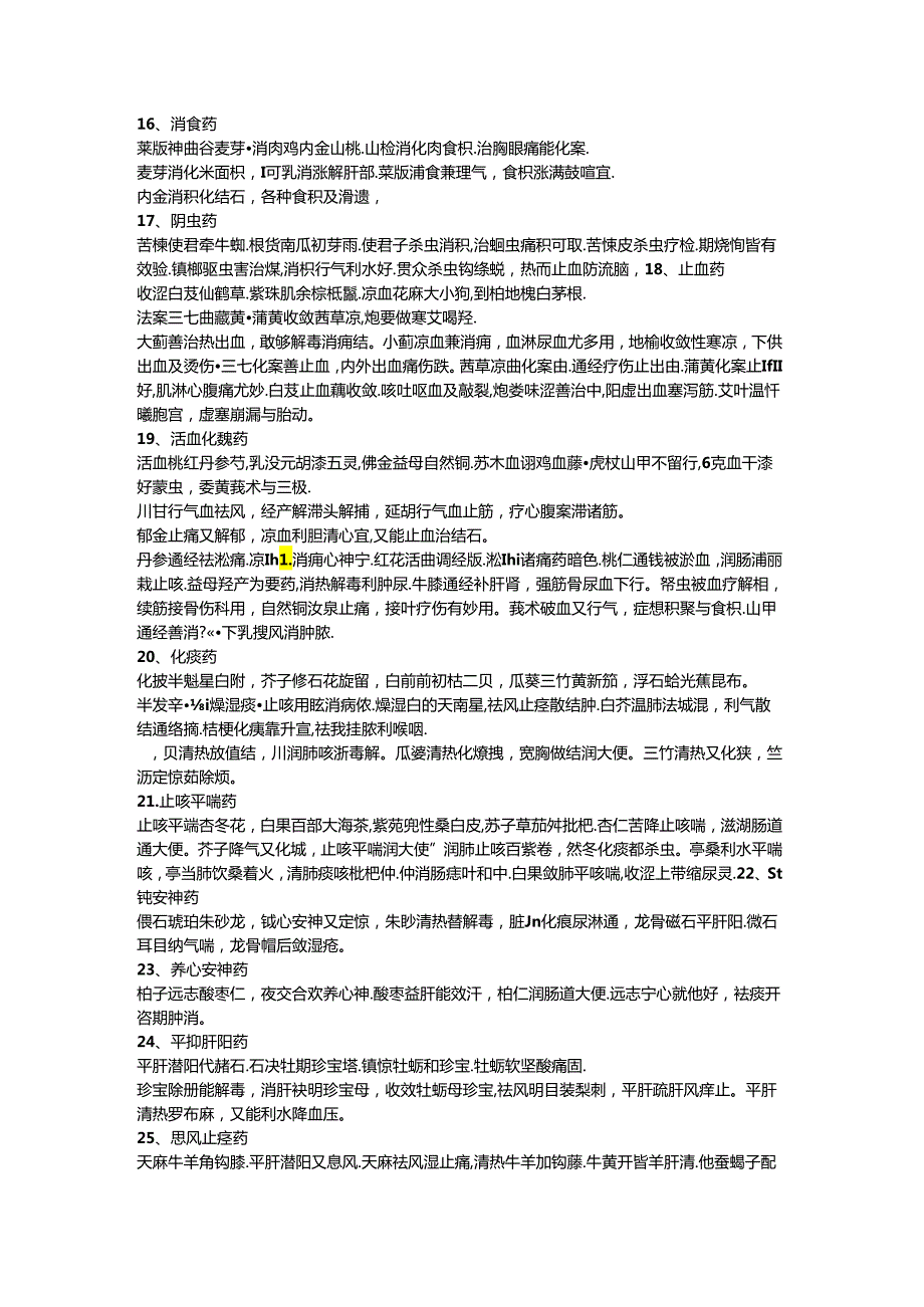 中药药名功效配伍用量速记口决.docx_第3页