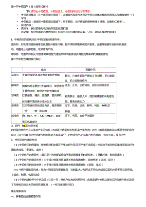 中药药理学知识点总结.docx