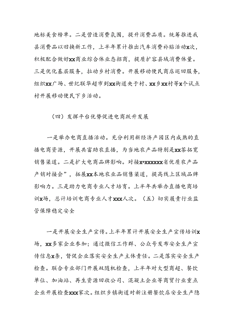 县商务局2024年上半年工作总结和下半年工作思路.docx_第3页