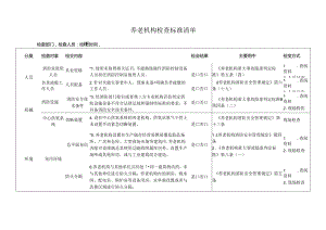 养老机构消防检查标准清单.docx