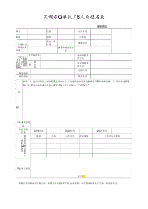 商调事业单位工作人员报名表.docx