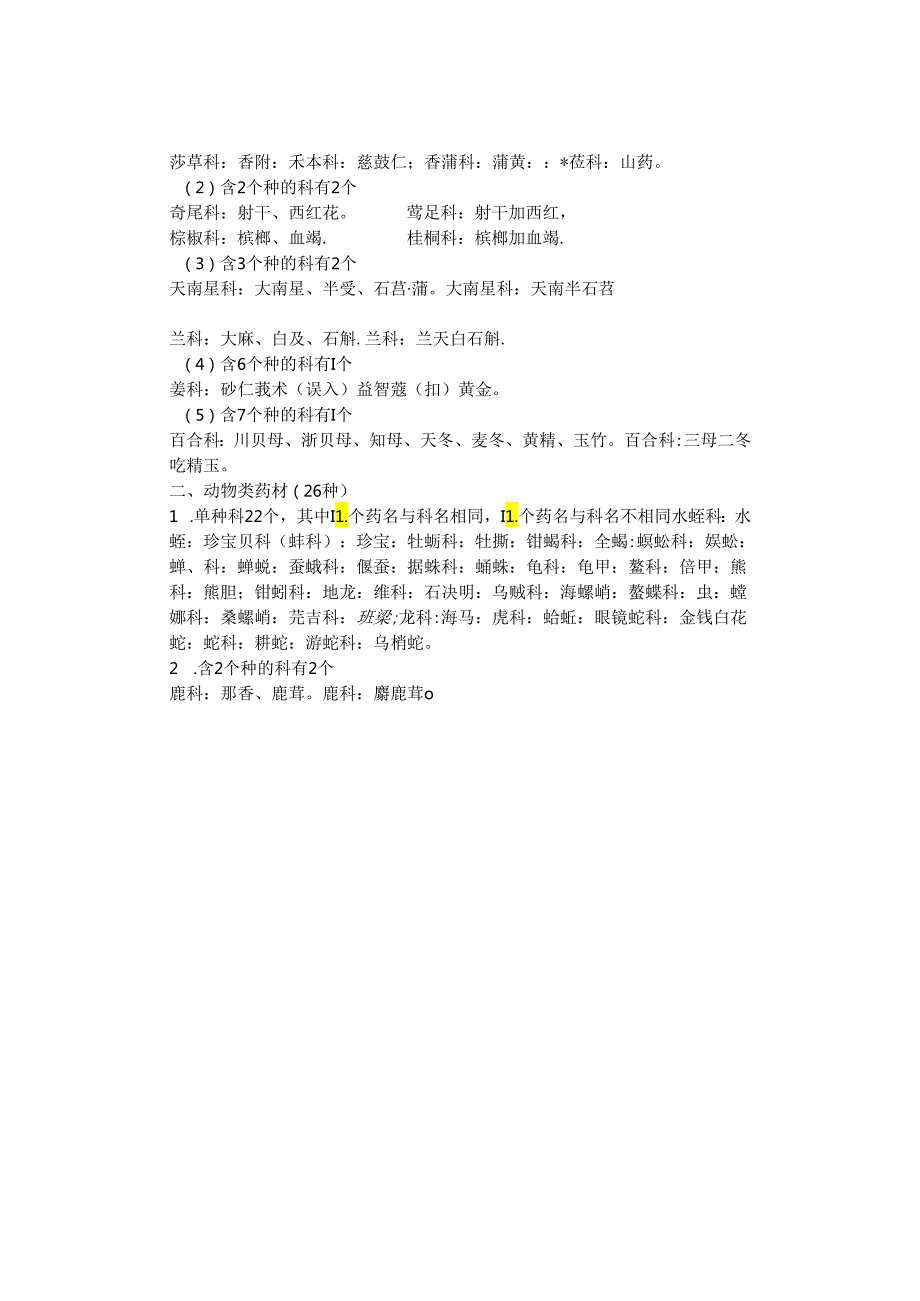 中药鉴定学 科属分类.docx_第3页