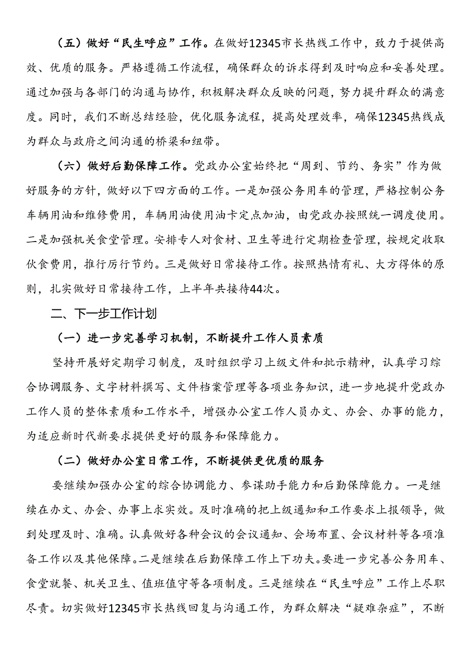 党政办2024年工作总结.docx_第2页