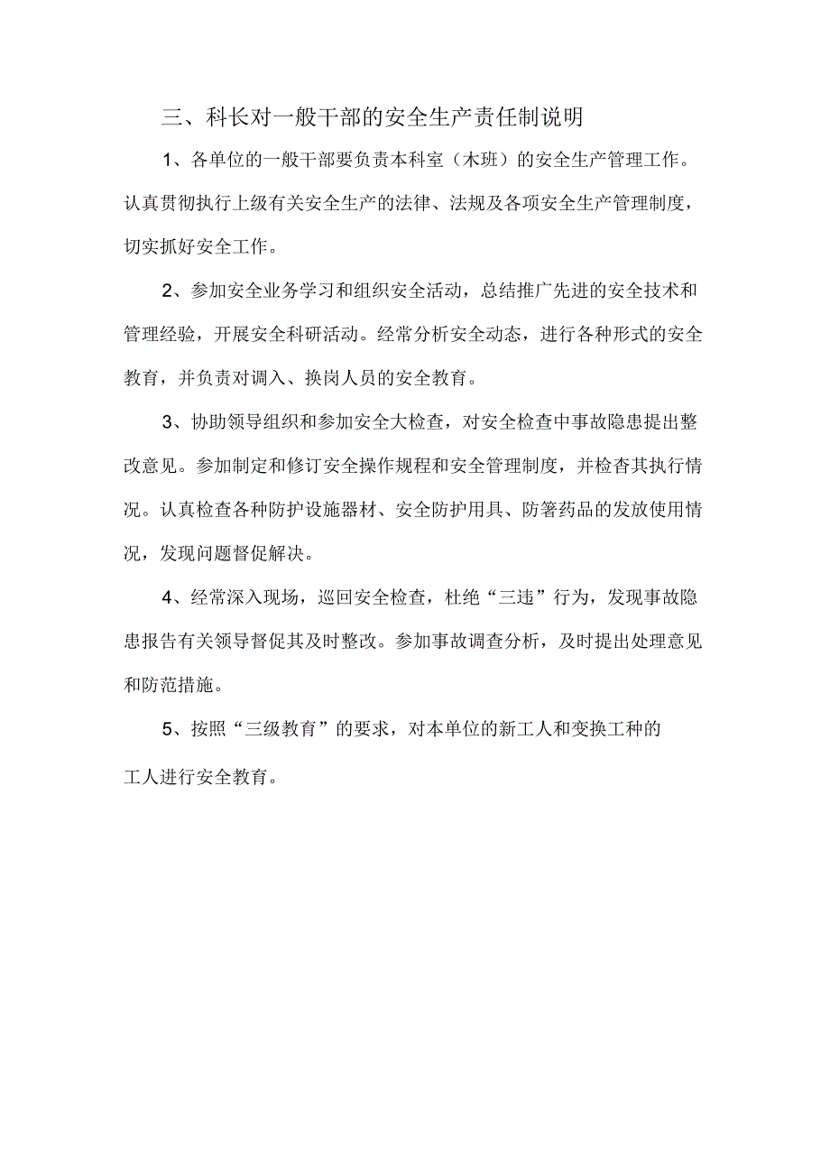 企业公司安全生产责任制逐级说明.docx_第3页