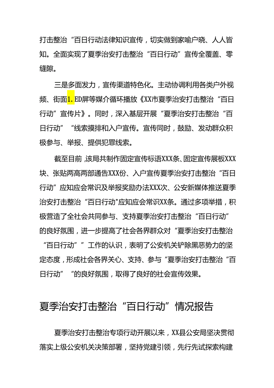 公安夏季治安打击整治工作总结报告七篇.docx_第2页