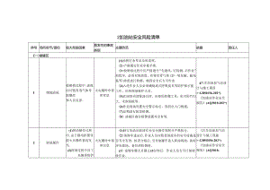 加油站企业安全风险辨识分级管控清单模板.docx