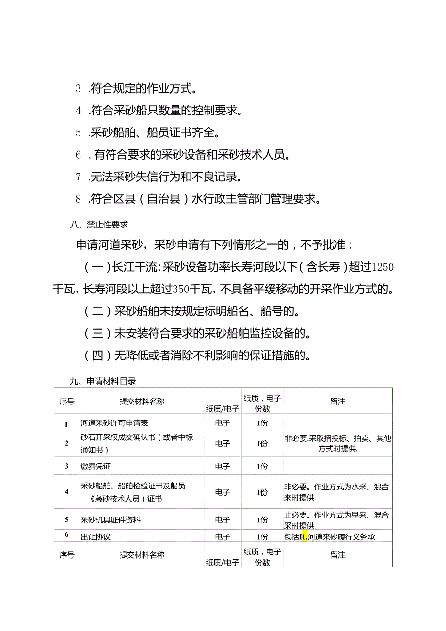 重庆水行政主管部门-河道采砂许可办事指南2024版.docx_第3页