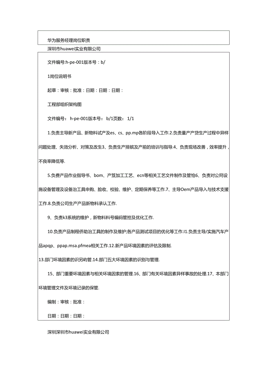 2024年华为业务支撑岗位职责（共8篇）.docx_第2页