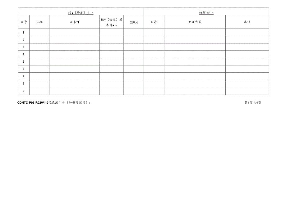 CDNTC-P05-R02 设备档案登记表 V1.0.docx_第3页