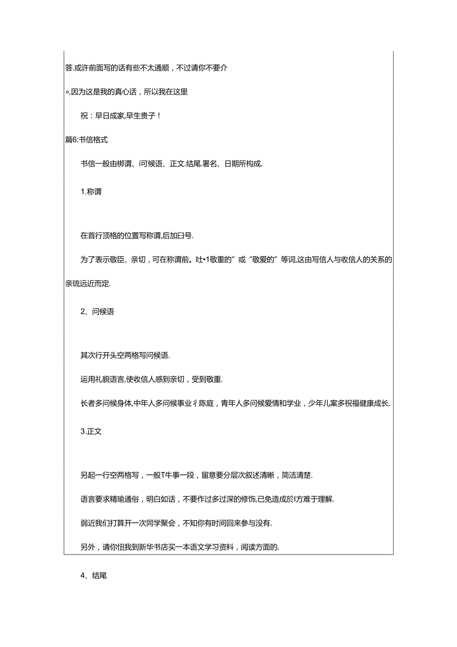 2024年书信格式范文450字（整理18篇）-相依范文网.docx_第2页