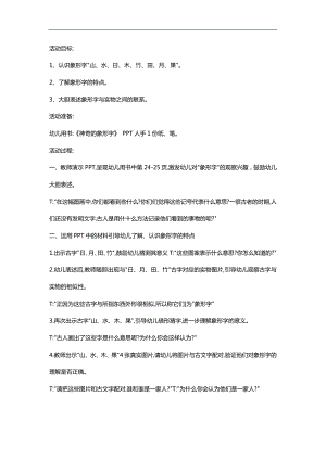 大班语言活动《奇妙的汉字》PPT课件教案参考教案.docx