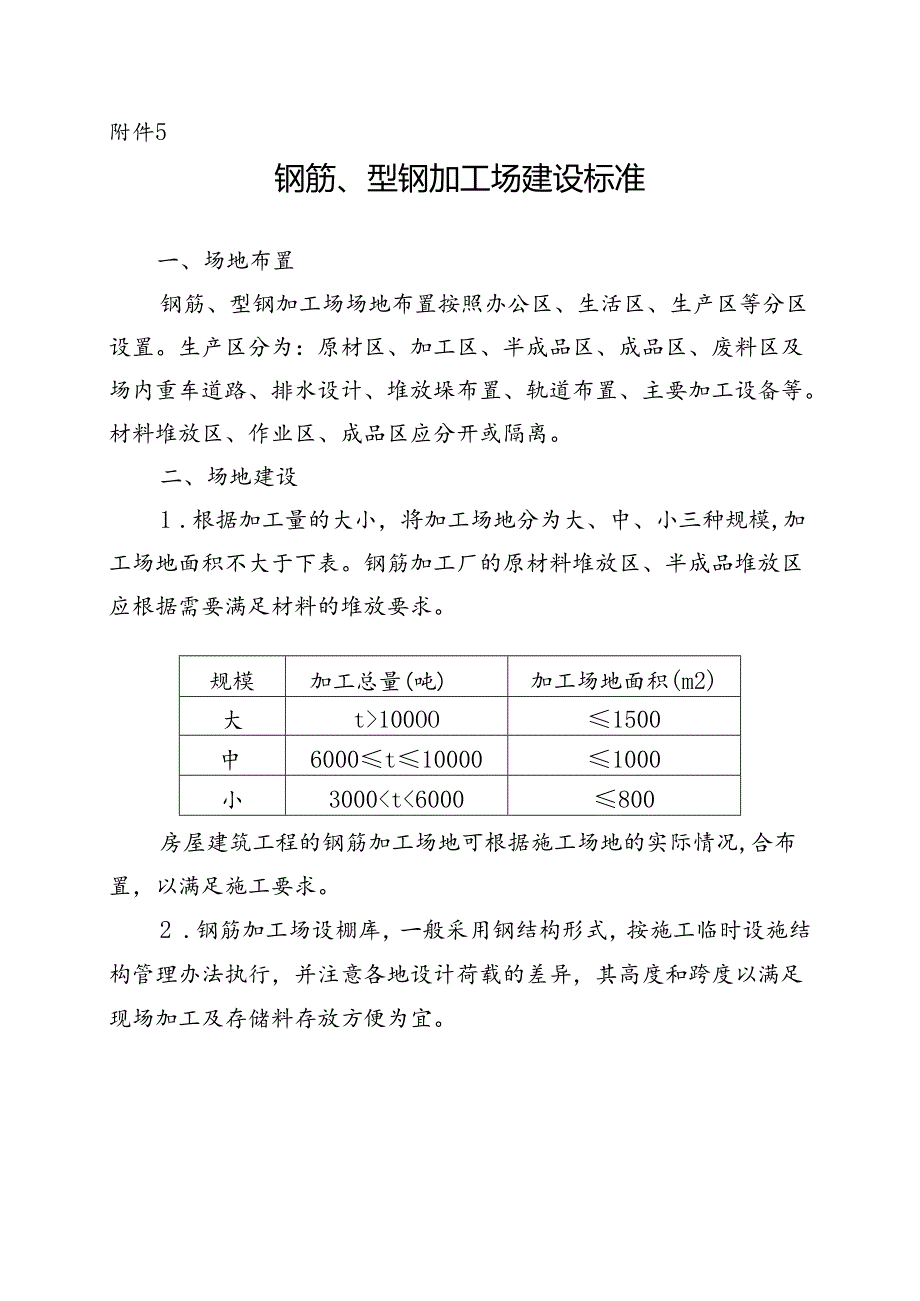 附件5：中铁航空港建设集团工程项目钢筋、型钢加工场建设标准.docx_第1页