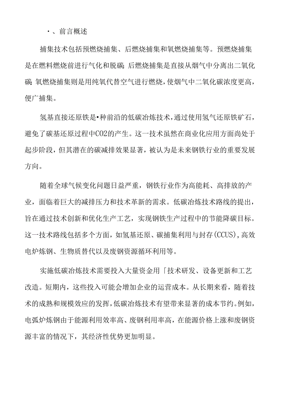 钢铁行业低碳冶炼的经济性与可行性分析.docx_第2页