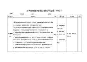 介入室医院感染管理质量考核标准(分值：100分).docx