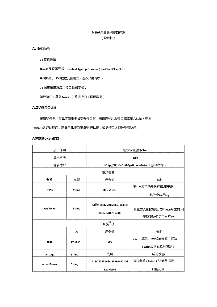 农业农村大数据采集数据接、数据表结构接口标准、码表列表.docx_第1页