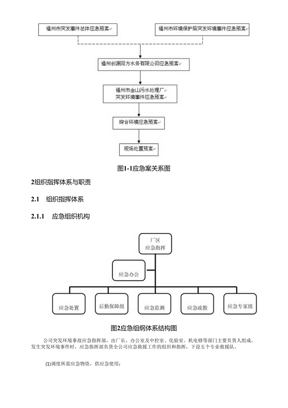 福州市金山污水处理厂突发环境事件应急预案.docx_第3页