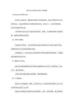 项目安全管理办法下发流程.docx