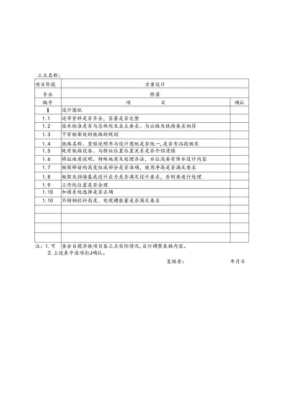 勘察设计清单 - 下穿xg.docx_第2页