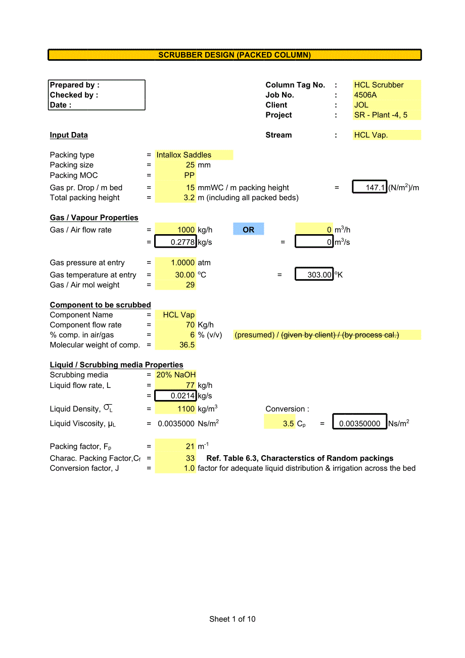 填料塔计算表.xls_第1页