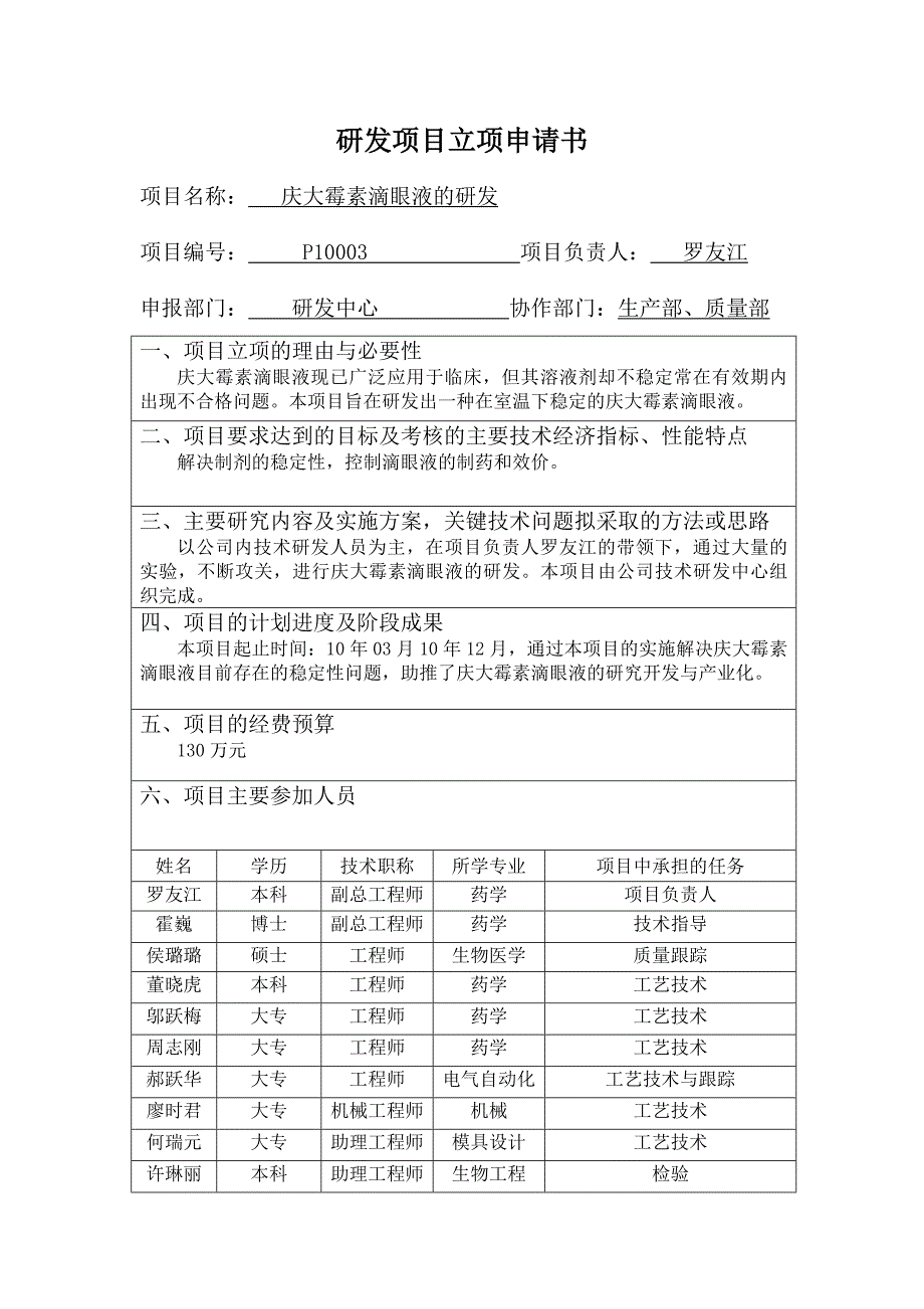 研发项目立项申请书样版.doc_第2页