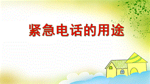 中班安全教育活动《紧急电话的用途》PPT课件教案PPT课件.ppt