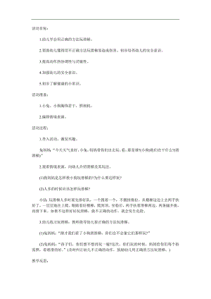 小班健康《安安全全玩滑梯》PPT课件教案参考教案.docx