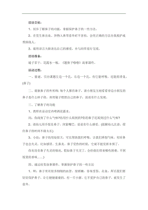 中班安全活动《保护鼻子》PPT课件教案参考教案.docx