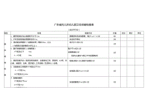 广东省托儿所幼儿园检查标准1(DOC).docx