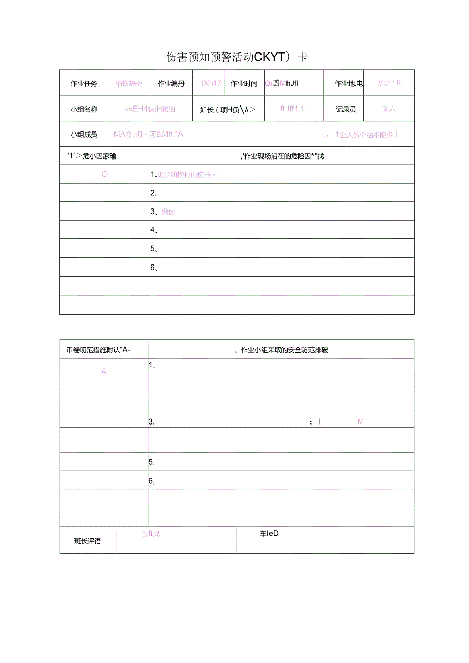 《伤害预知预警活动（KYT）》卡片填写举例.docx_第2页