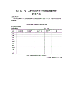 工伤保险跨省异地就医预付金付款通知书.docx