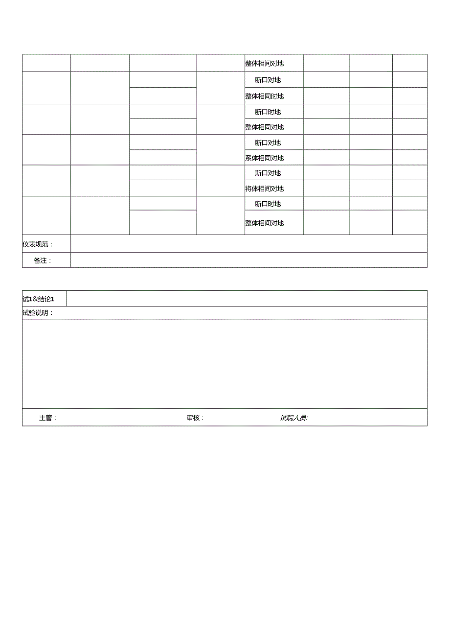 10kV成段母线开关柜试验记录(交接).docx_第2页