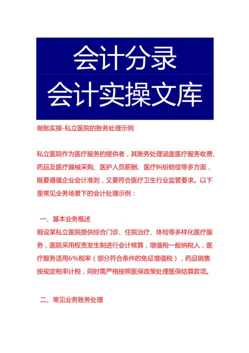 做账实操-私立医院的账务处理示例.docx