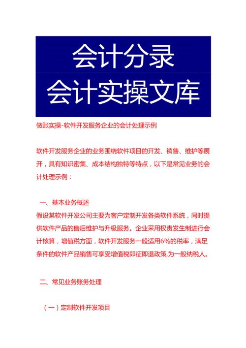 做账实操-软件开发服务企业的会计处理示例.docx